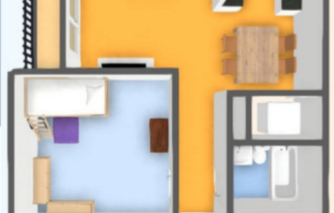 2 beds, 1 bath, 868 sqft, $840