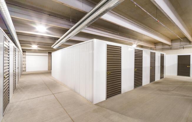 On-site storage spaces offer the flexibility to keep seasonal items and extra belongings close to home, yet out of the way.