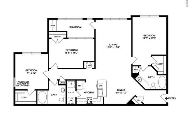 3 beds, 2 baths, 1,439 sqft, $1,895