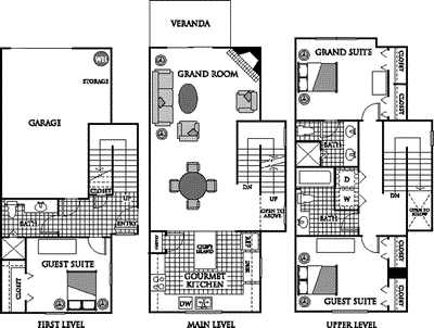 3 beds, 3 baths, 1,443 sqft, $3,877, Unit 207