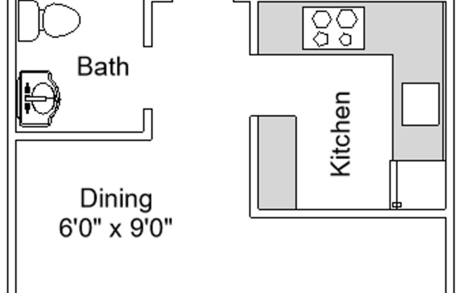 1 bed, 1 bath, 650 sqft, $820, Unit B14