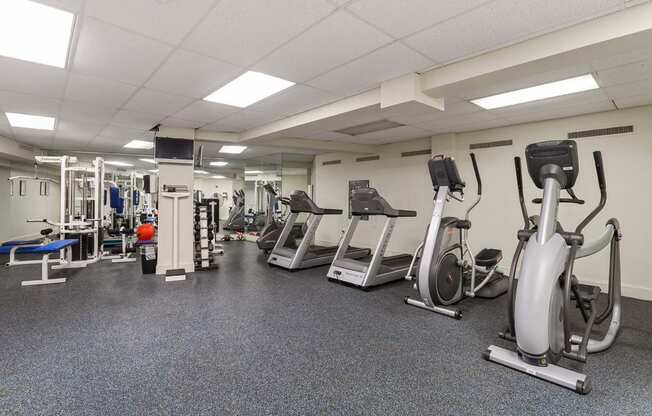 Resident Gym Treadmills at Carillon House, Washington, Washington