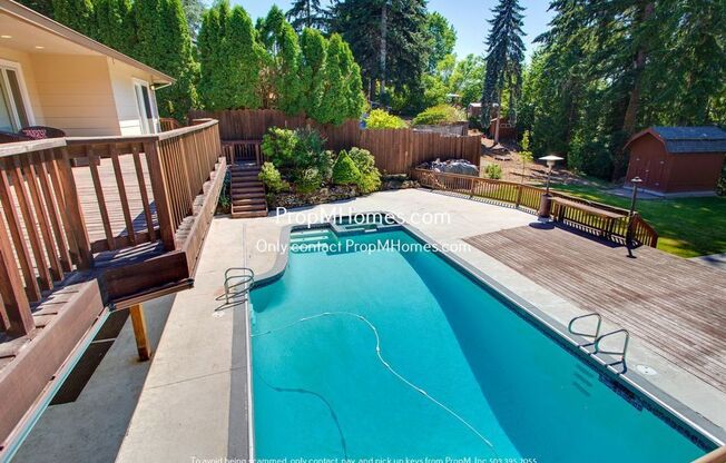 Five Bedroom Stunner in Cedar Mill! Pool Included!
