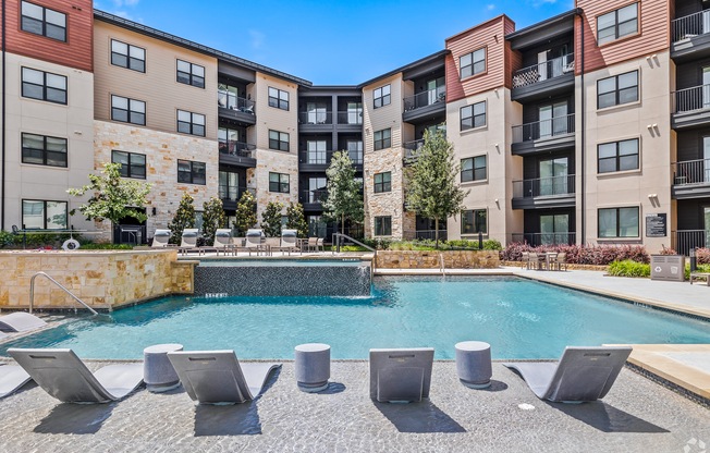 Pool With Sundecks at Aurora Watson Branch, Texas