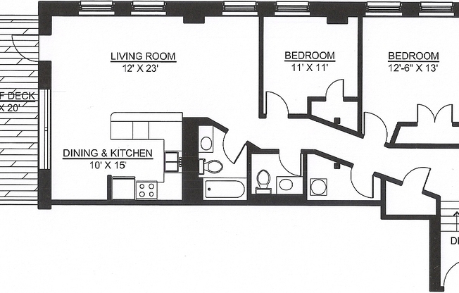 2 beds, 1.5 baths, 1,025 sqft, $1,825, Unit 922