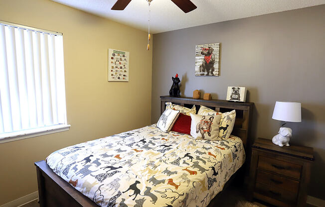 bedroom at berkshire apartments and townhomes