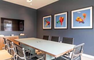 Conference Room with TV