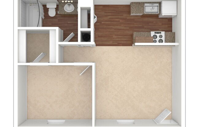 1 bed, 1 bath, 650 sqft, $1,550