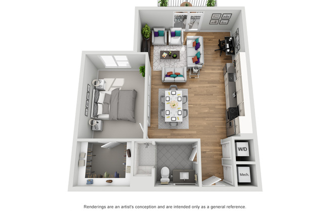1 bed, 1 bath, 825 sqft, $1,928