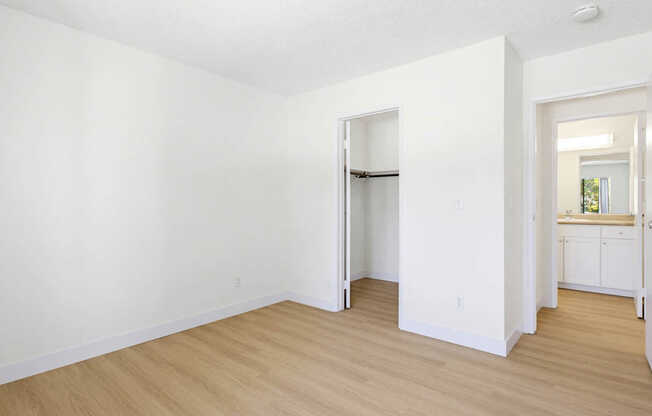 Bedroom with Hard Surface Flooring