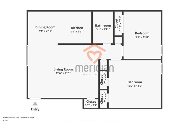 2 bed / 1 bath ~ Ladson, SC