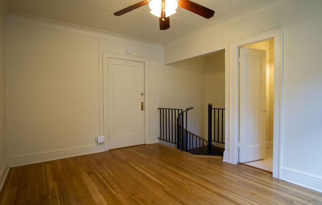 Spring Special: Darling Kerns Two-Story Apartment with Spiral Staircase!