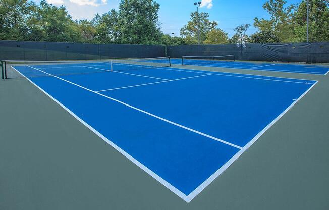 Tennis Courts at Windover In Knoxville, Tennessee