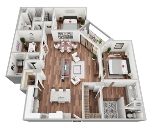 2 beds, 2 baths, 1,517 sqft, $3,698