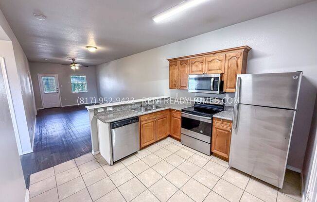 3130 Cherry Ln - Pet Friendly Home for Rent in Fort Worth TX with Fenced Backyard and Two Garages