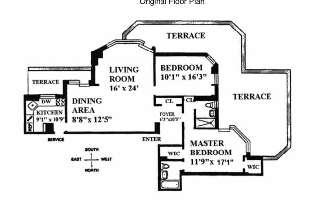 3 beds, 2 baths, $9,000, Unit 19E