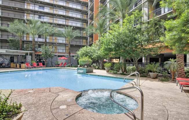 our apartments offer a swimming pool