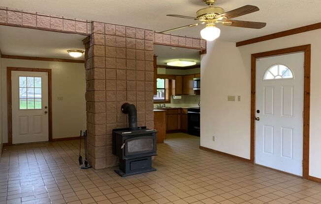 3 Bedroom, 2 bath one level home on AMAZING property in Durham!!