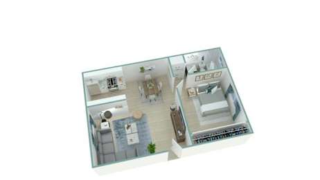 1 bed, 1 bath, 700 sqft, $2,190