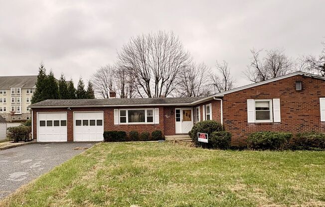 Sprawling Brick Ranch with Huge Lot & Garage in Prime Nottingham Location