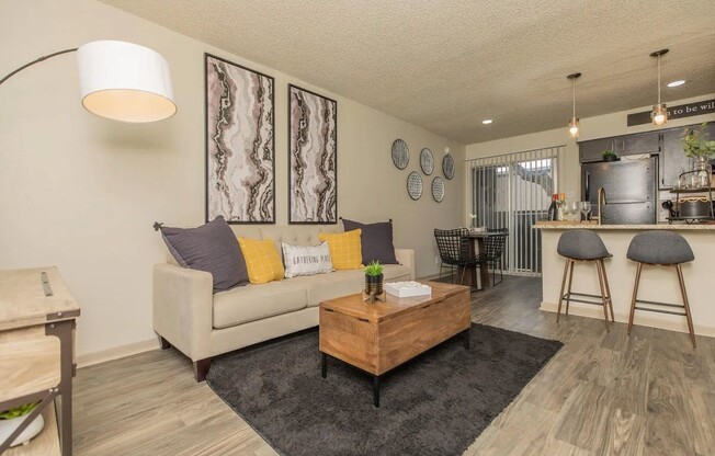 Experience the inviting charm of The Riley, where modern design meets comfort. Enjoy spacious living areas, stylish decor, and top-notch amenities. Make this your new home today and elevate your living experience! Explore your options now.