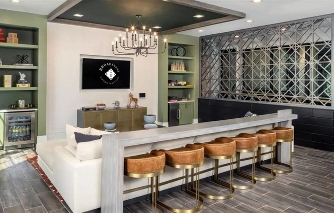 Broadstone Upper Westside Community Clubhouse Large Clubhouse with Entertainment Center