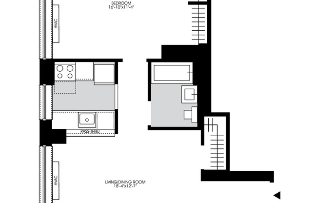 1 bed, 1 bath, $5,590, Unit 16J