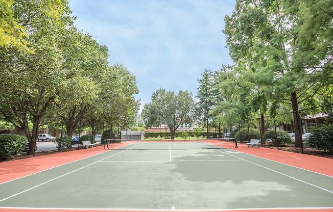 We have a tennis court at Ashwood Cove