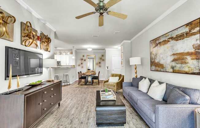 Warm Living And Dining Room at Sterling Creek at Richmond Hill, Richmond Hill, GA, 31324