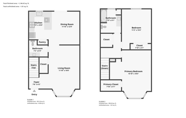 2 beds, 1.5 baths, 1,146 sqft, $1,399, Unit C-2