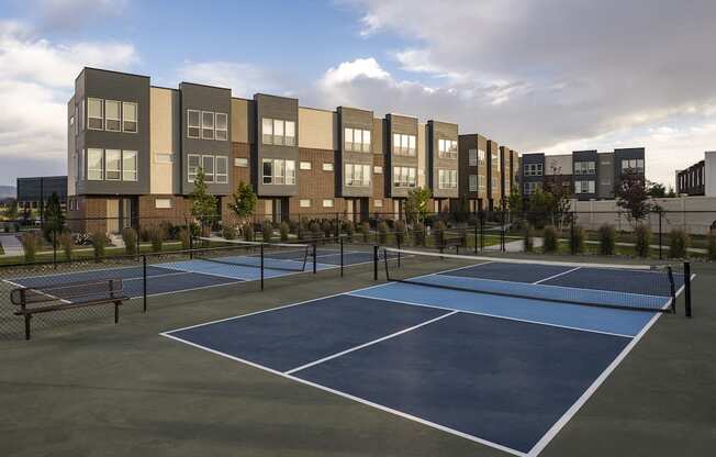 Pickleball Courts at Parc View Apartments and Townhomes Midvale, UT 84047
