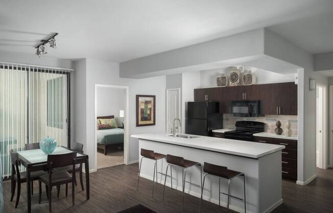 Avora apartments spacious modern kitchen in Phoenix