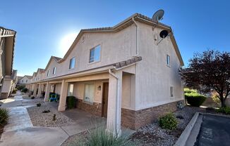 3 bed 2.5 bath town home for rent with new flooring and fresh paint!