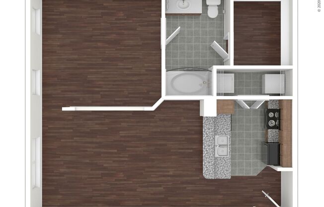 1 bed, 1 bath, 776 sqft, $1,235