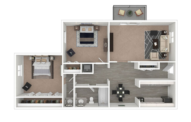 2 beds, 1 bath, 1,000 sqft, $1,090