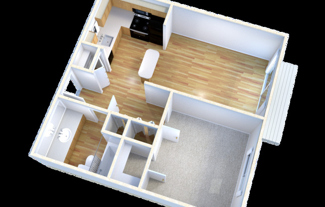1 bed, 1 bath, 700 sqft, $839, Unit 27124