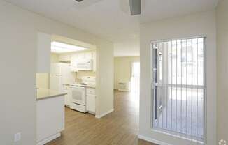 View of kitchen from Living Room