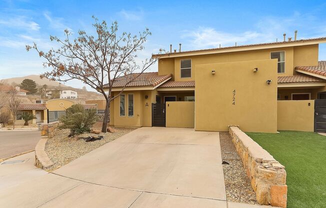 Spectacular Two Story Westside Duplex With Refrigerated Air Located In Quiet Neighborhood On Cul-De-Sac Lot With Amazing Mountain & City Views