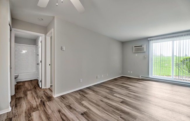 Spacious Living Room at Glen Hills Apartments, Glendale, Wisconsin