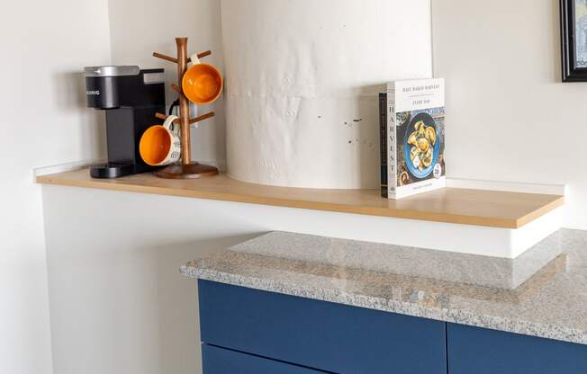 Kitchen with custom cabinetry