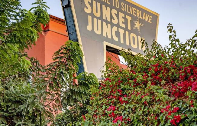 Sunset Junction Signage at The Dillon, California