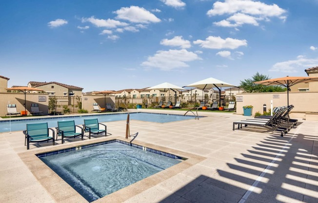 Pool And Spa at Avilla Meadows, Surprise, AZ