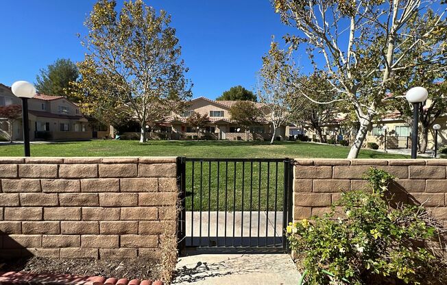 West Lancaster Townhouse in gated community (Marbella Villas)