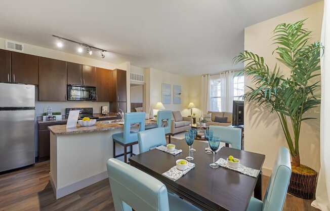 Dining Area at Avena Apartments, CO