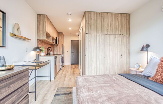 Studio, 1 bath, 314 sqft, $1,002, Unit 415 (MHA)