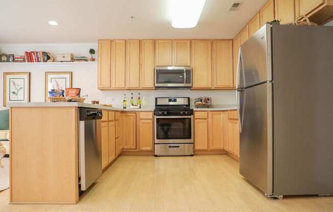 Signature Kitchen at The Met at Metro Centre Apartments, Owings Mills Maryland