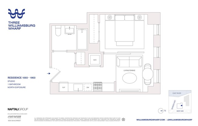 Studio, 1 bath, $3,804, Unit 1103