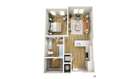 1 bed, 1 bath, 684 sqft, $1,575