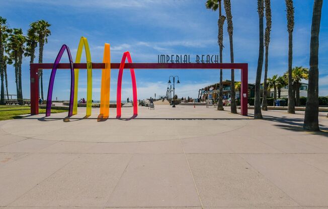 Steps to Imperial Beach!