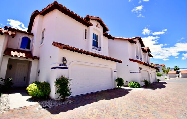 Charming Mediterranean-Style Townhome in Gated Community